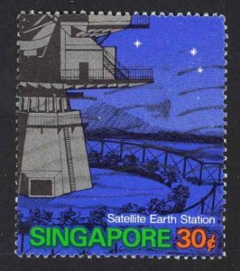 Singapore Sc# 143d Used 1971 30c orange Numeral