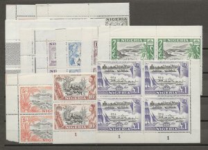 NIGERIA 1953/58 SG 69/80 MNH Cat £360