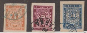 Bulgaria Scott #J4-J5-J6 Stamps - Used Set