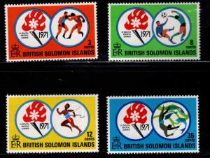 British Solomon Islands Scott 222-225 MNH** set