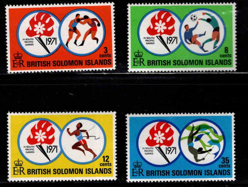 British Solomon Islands Scott 222-225 MNH** set