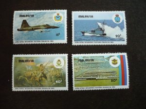 Stamps - Malaysia - Scott# 262-265 - Mint Hinged Set of 4 Stamps