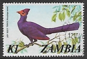 Zambia # 147 - Lady Ross' Turaco - used.....{BE13}