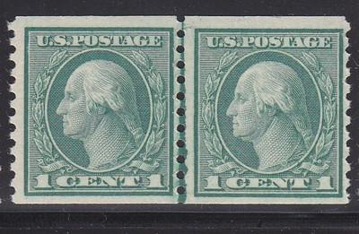 452 Linepair VF-mint never hinged with nice color scv $ 1...