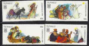 Tuvalu.  MNH. Christmas 1998  SC 781-84