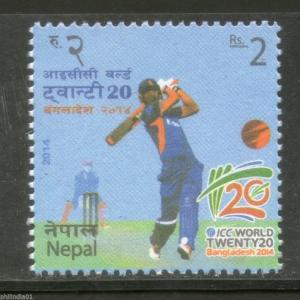 Nepal 2014 ICC World Twenty20 - Bangladesh Cricket Sport MNH # 3425