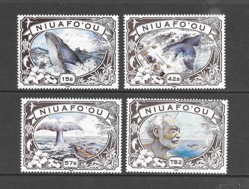 WHALES - NIUAFO'OU #129-32 MNH