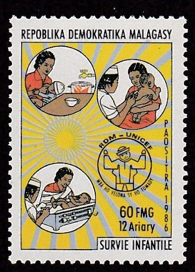 Malagasy # 762, Child Survival, Mint NH