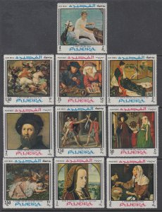 Fujeira MI 224-233 Paintings MNH VF