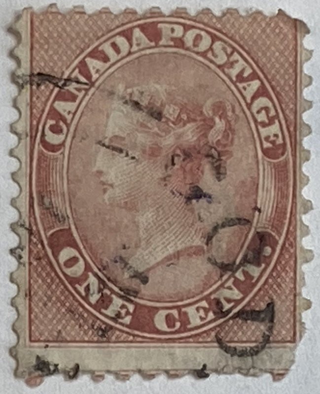 CANADA 1859 #14 Queen Victoria - Used