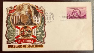 927 Staehle Florida Centennial FDC March 3, 1945  M70