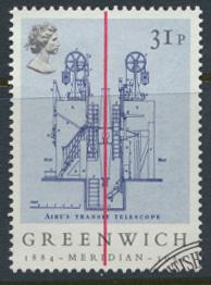 Great Britain  SG 1257 SC# 1061 Used / FU with First Day Cancel - Greenwich M...