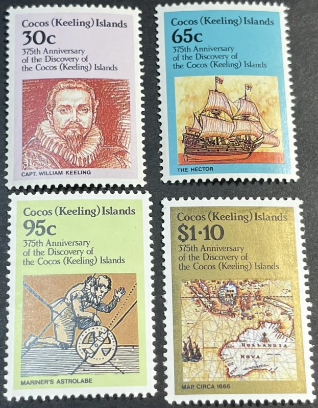 COCOS ISLANDS # 115-118-MINT NEVER/HINGED---COMPLETE SET----1984