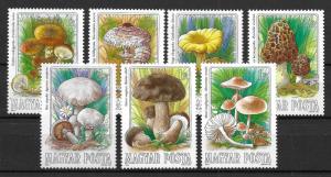 Hungary 2873-79 Mushrooms set MNH