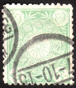 1899, Japan 25Sn, Used, Sc 106