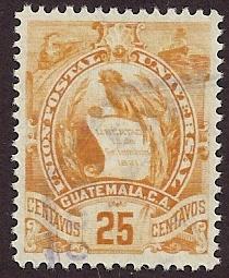 Guatemala  Scott  50  Used  