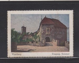 German Advertising Stamp - Landmarks, Wartburg Series, Summer Gate