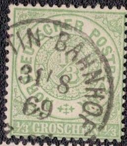 North German Confederation - 14 1869 Used