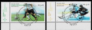 Germany 2010,Sc.#B1033-4 used Football/Ice Hockey Championships