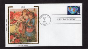 2535 LOVE, FDC Colorano Silk