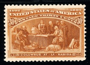 USAstamps Unused FVF US 1893 Columbian Expo At La Rabida Scott 239 OG MVLH 