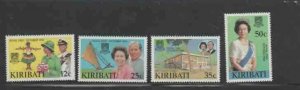 KIRIBATI #414-417 1982 VISIT OF QEII MINT VF NH O.G