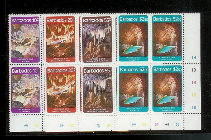 BARBADOS (26) All Diff Plate & Gutter Block Complete Sets All Mint Never Hinged