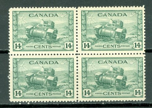 CANADA RAM TANK #259...BLK...MNH...$26.00