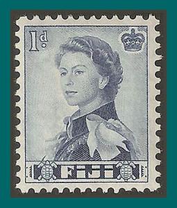 Fiji Stamps 1964 Queen Elizabeth II, 1d mint