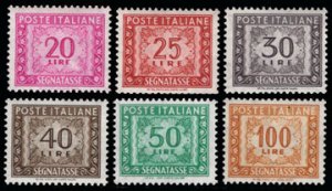 Scott #J87-92 Numerals MNH