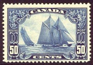 CANADA #158 Mint NH BEAUTY - 1929 50c Bluenose