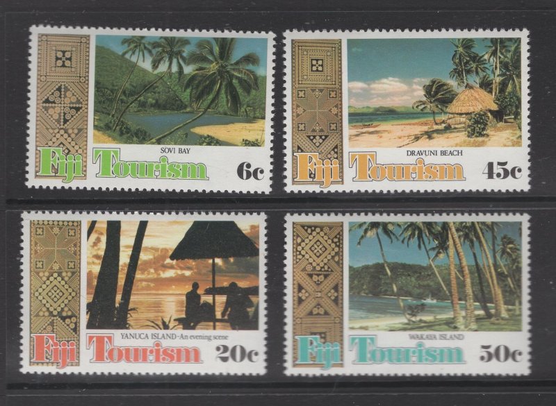 Fiji #430-33  (1980 Tourism set) VFMNH CV $1.30