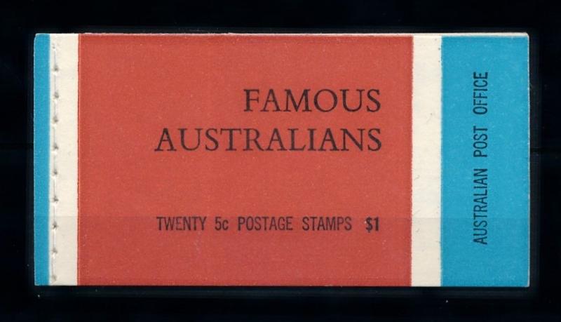 [74545] Australia 1968 Famous Australians Artist Poet Social Worker Booklet MNH