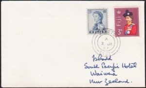 FIJI 1967 cover to NZ - SABETO cds.........................................B2899