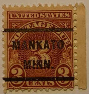 United States 1917-1931 Precancel Postage Due 121 Mint Stamps Lot