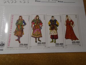 Turkey  #  2822-25  MNH