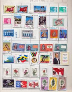 TURKEY 1980s Mainly MNH Insects Music  Collection 90+Items (Lo 574