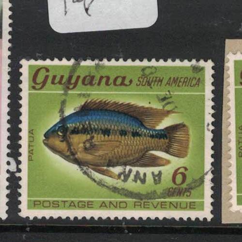 Guyana Fish Anna River Town Cancel  VFU (7dua)