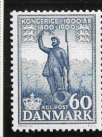 Denmark  #351  60o deep blue  (MNH) CV $0.90