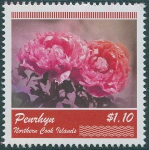 Cook Islands Penrhyn 2011 SG588X $1.10 Peony Flowers MNH