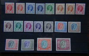 Rhodesia & Nyasaland 1954 set to £1 Complete MNH/MM