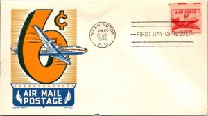 FDC 1949 SC #C39 Boll Cachet - Washington DC - Single - F61610