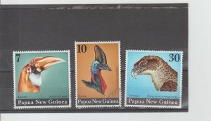 Papua New Guinea  Scott#  399-401  CTO  (1974 Birds)