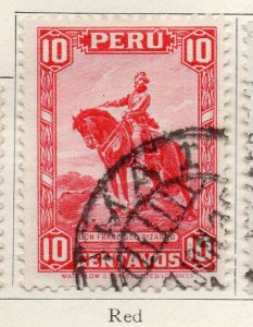 Peru 1934-35 Early Issue Fine Used 10c. NW-93848