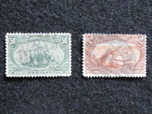 US - SCOTT# 291,293 - USED - CAT VAL $ 1050.00