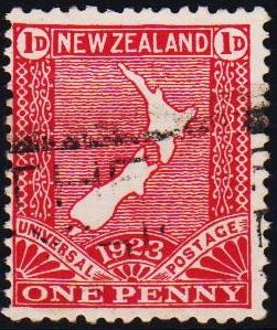 New Zealand. 1923 1d S.G.460. Fine Used