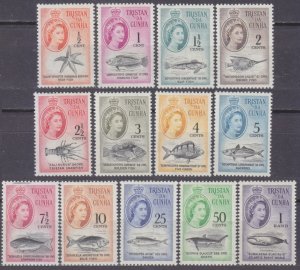 1961 Tristan da Cunha 42-54 MLH Marine fauna  120,00 €