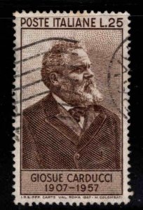 Italy Scott 728 Used Giosue Carducci stamp