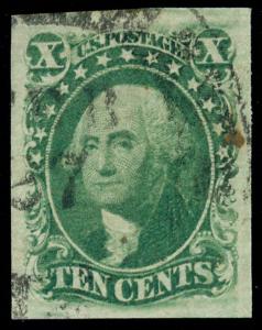 momen: US Stamps #15 Used PSE GRADED Cert XF-SUP 95 LOT #87624