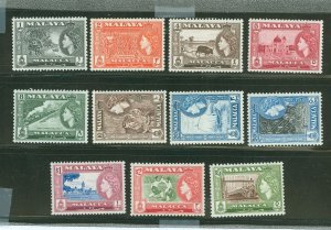 Malacca #45-55 Mint (NH) Single (Complete Set)